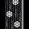7 FT X 3 FT Snowflake Shower Pole Banner