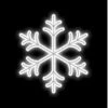 2 FT X 1.5 FT White LED Snowflake
