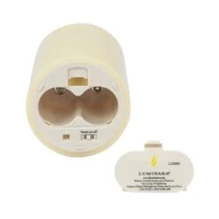 9" Ivory Flame Effect Candle -Christmas Decoration Shop 1207802355e 508e10de e6ea 4de4 a0e4 e5fb44ef6b7f