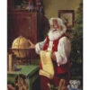 65" X 92" Santa With Wish List Rug
