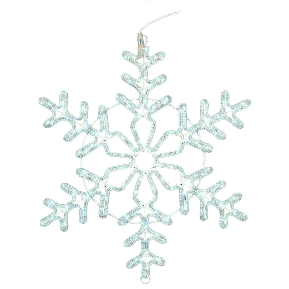 4 FT Pure White LED Snowflake 1 4 FT Pure White LED Snowflake
