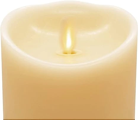7" Ivory Flame Effect Candle 2 7" Ivory Flame Effect Candle - Image 2