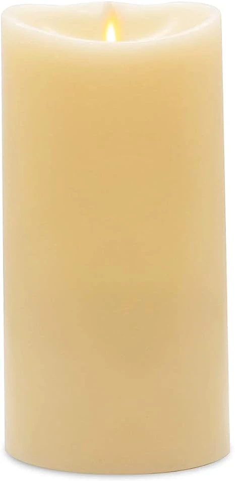 7" Ivory Flame Effect Candle 1 7" Ivory Flame Effect Candle