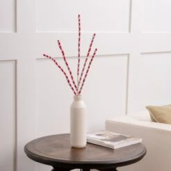 24" Frosted Peppermint Stick Spray Set Of 12 -Christmas Decoration Shop 4390204685 1