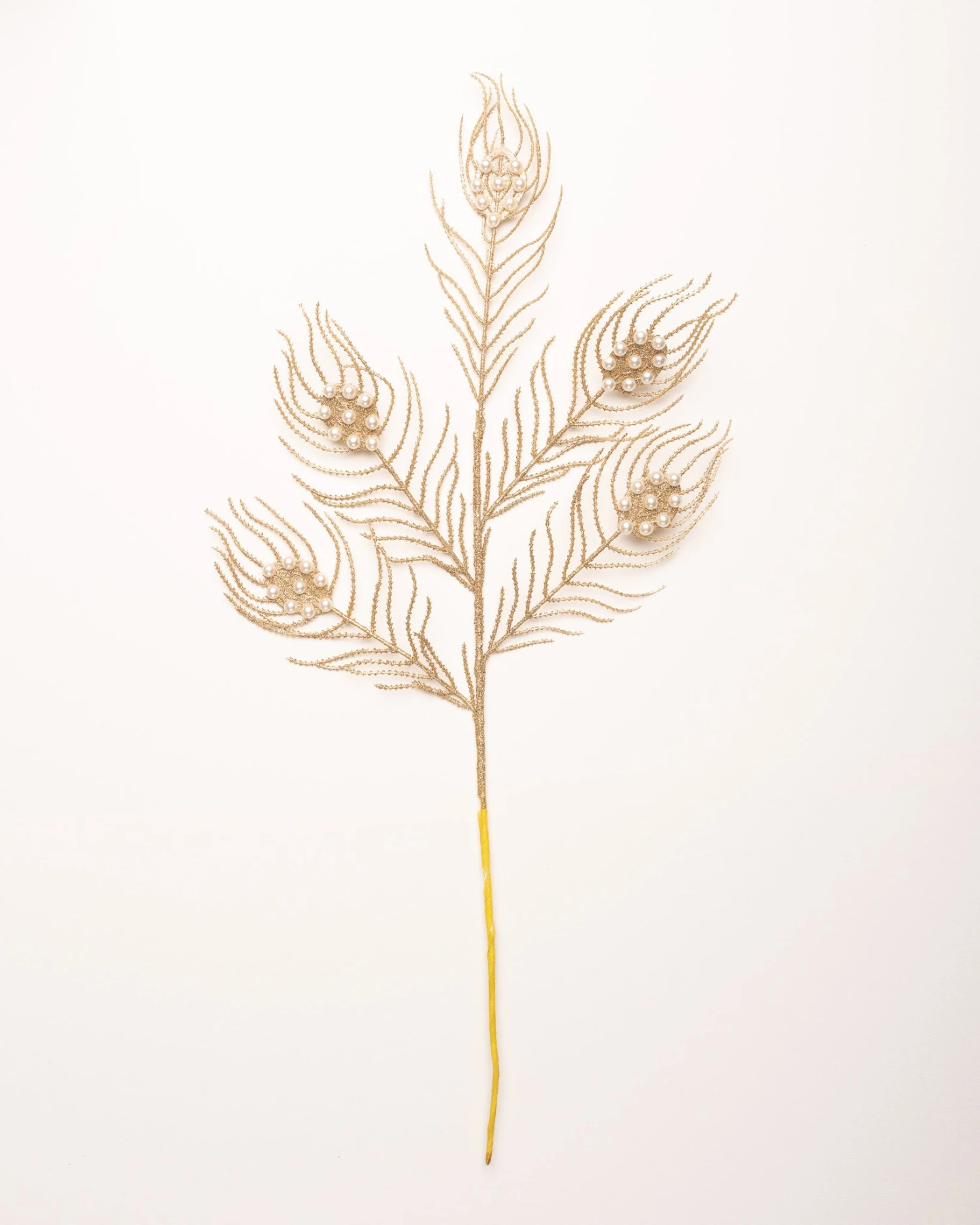 30" Champagne Coral Pearl Spray Set Of 6 1 30" Champagne Coral Pearl Spray Set Of 6