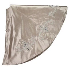 64" Taupe Jewel Tree Skirt