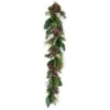5 FT Pine & Magnolia Leaf Garland