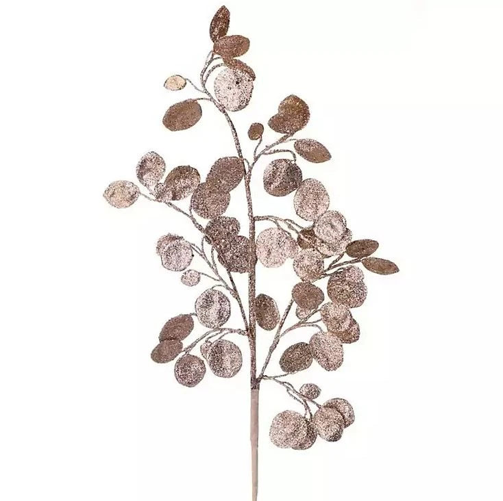 30" Glitter Leaf Spray Set Of 12 7 30" Glitter Leaf Spray Set Of 12 - Image 7