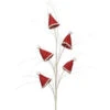 29" Red White Santa Hat Spray Set Of 12