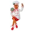 19" White & Red Gingerbread Chef