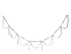 4 FT Scalloped Jewel Garland Unlit