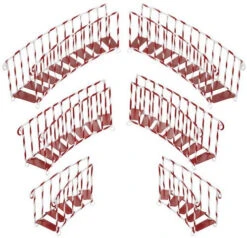 Mark Roberts 16" - 22" Red Grand Christmas Staircase Set Of 6