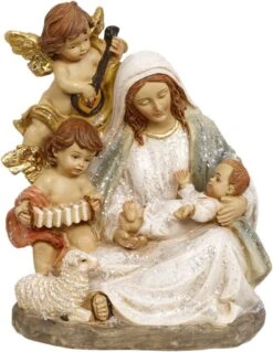 Mark Roberts 5" Holy Family With Angels