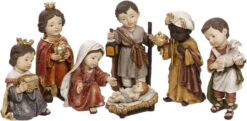 Mark Roberts 10" Childrens Nativity Set Of 7