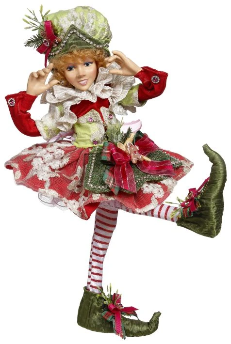 Mark Roberts 16.5" Medium North Pole Cookie Maker Elf Girl 1 Mark Roberts 16.5" Medium North Pole Cookie Maker Elf Girl