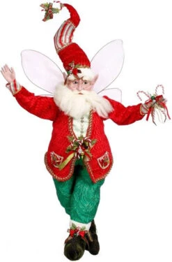 Mark Robert 38" Large Candycane & Holly Fairy