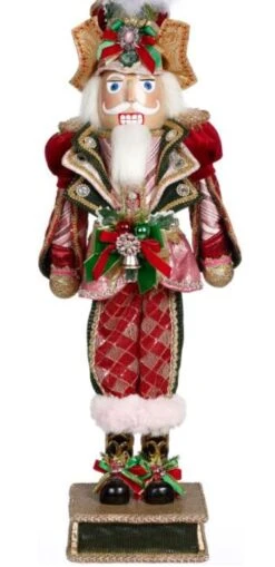 Mark Roberts 34" Medium Peppermint Nutcracker