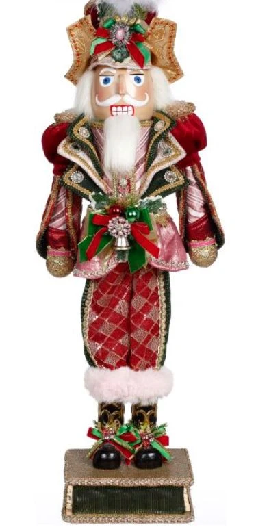 Mark Roberts 34" Medium Peppermint Nutcracker 1 Mark Roberts 34" Medium Peppermint Nutcracker