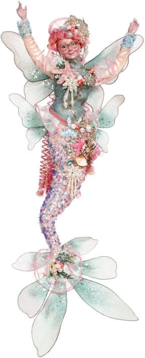 Mark Roberts 22" Pink Mermaid Jeweled Fairy 1 Mark Roberts 22" Pink Mermaid Jeweled Fairy