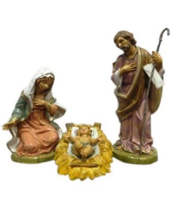 12'' Nativity Figurine Set Of 3