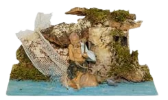 10" X 6" X 6" Fisherman Nativity Accessory