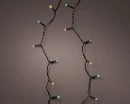 24 FT 96 LED Multicolor Black Wire 8 Function Twinkle Battery Operated