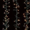 16 FT Cluster Starter Set Warm White With 1 String Of 500 LED Lights