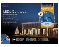 36 FT Compact Extension Set Cool White With 1 String Of 500 LED Lights 7 36 FT Compact Extension Set Cool White With 1 String Of 500 LED Lights -Christmas Decoration Shop 8718533974003WEB