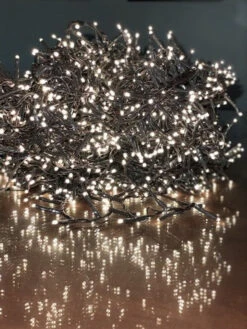 112 FT Compact 1500 LED Cool White Brown Wire 8 Function Twinkle -Christmas Decoration Shop 8719152044603