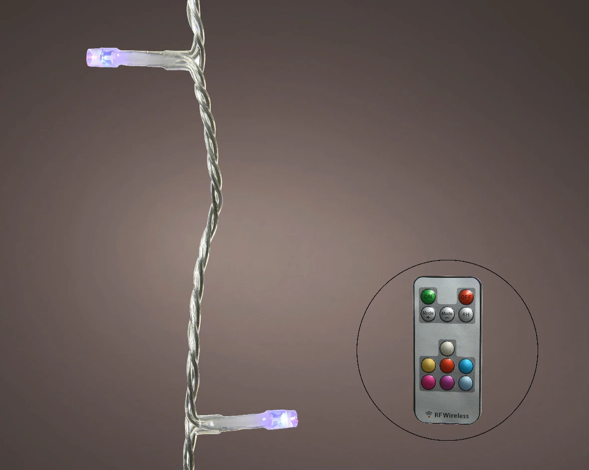 65 FT 200 LED Dancing Color Changing Transparent Wire With Remote Control 1 65 FT 200 LED Dancing Color Changing Transparent Wire With Remote Control