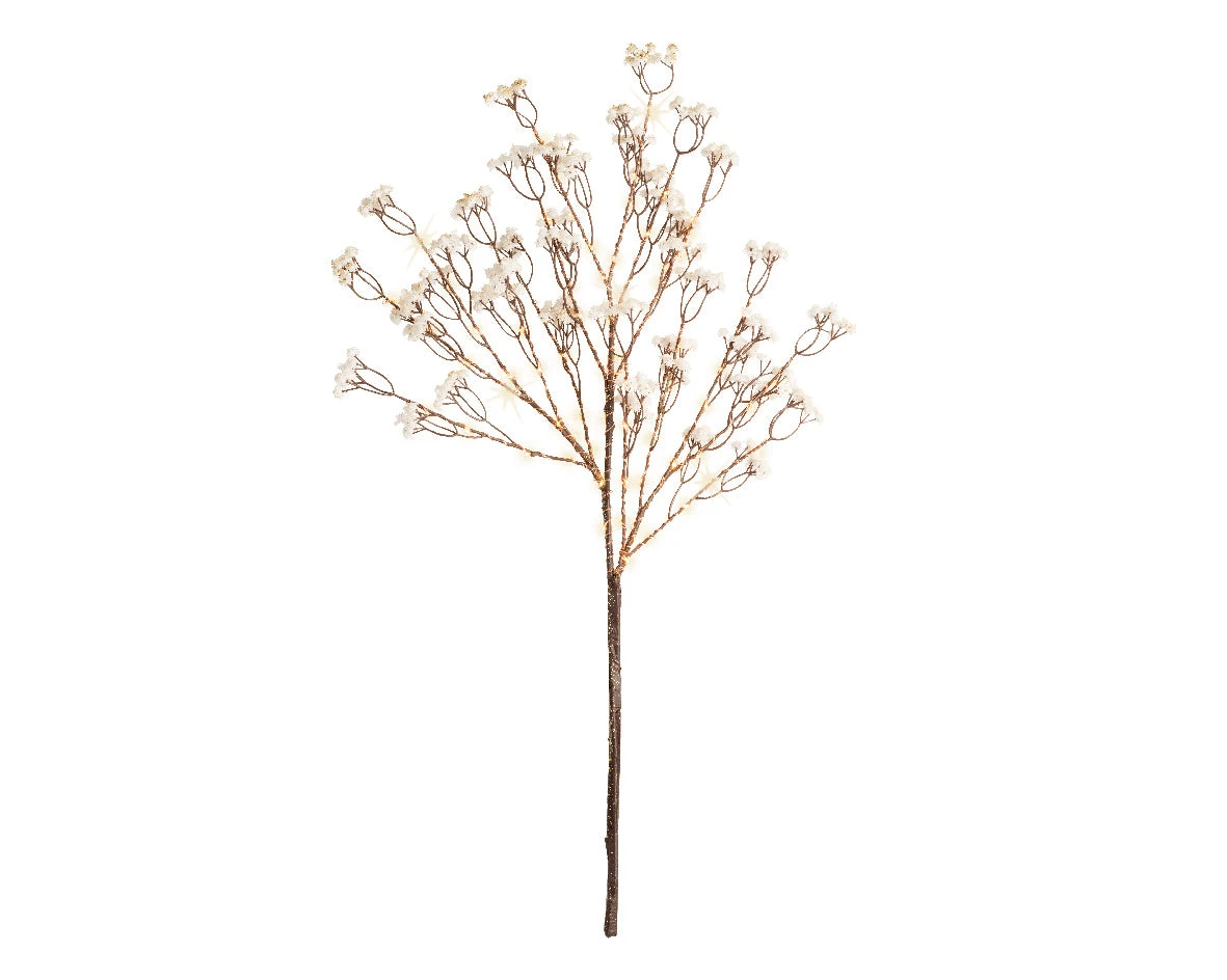 30" Flower Branch 75 Micro LED Warm White 1 30" Flower Branch 75 Micro LED Warm White
