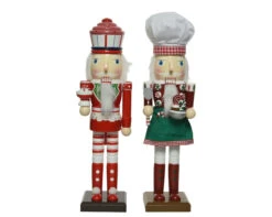 10" Baking Firwood Nutcracker Assorted Set Of 2