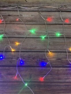 24 FT Extension Set Multicolor Icicle 1 String Of 250 LED Lights -Christmas Decoration Shop 8720194020326B