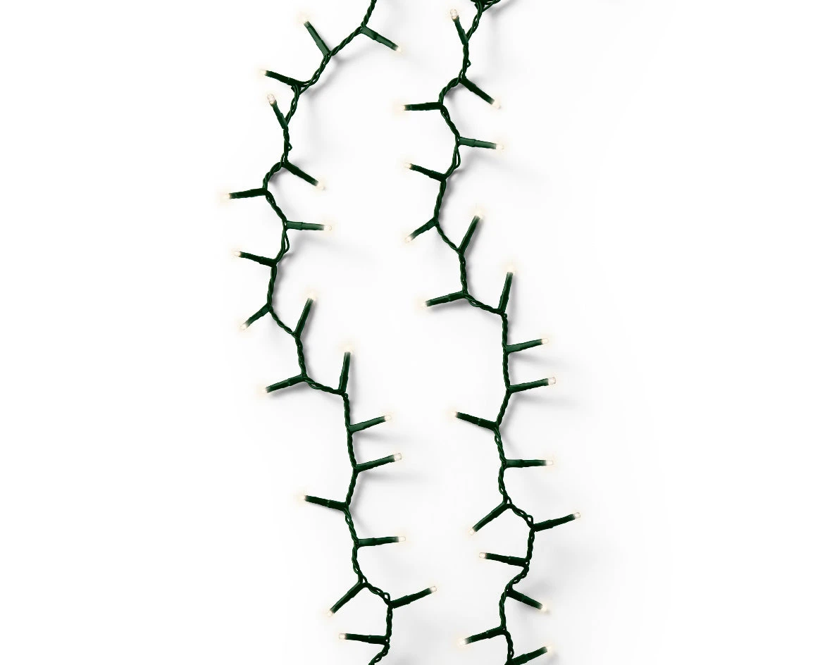 39 FT Cascade Extension Set Cool White With 6 Strings Of 480 LED Lights 2 39 FT Cascade Extension Set Cool White With 6 Strings Of 480 LED Lights - Image 2