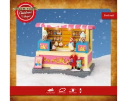 6" LED Pink Ice Cream Stand -Christmas Decoration Shop 8720194678343 3