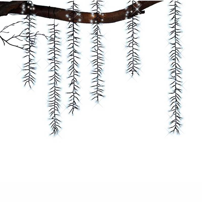 39 FT Cascade Starter Set Cool White With 6 Strings 480 LED Lights Transformer 2 39 FT Cascade Starter Set Cool White With 6 Strings 480 LED Lights Transformer - Image 2