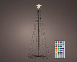 5 FT 3D Tree Warm White 250 LED Dancing Color Changing