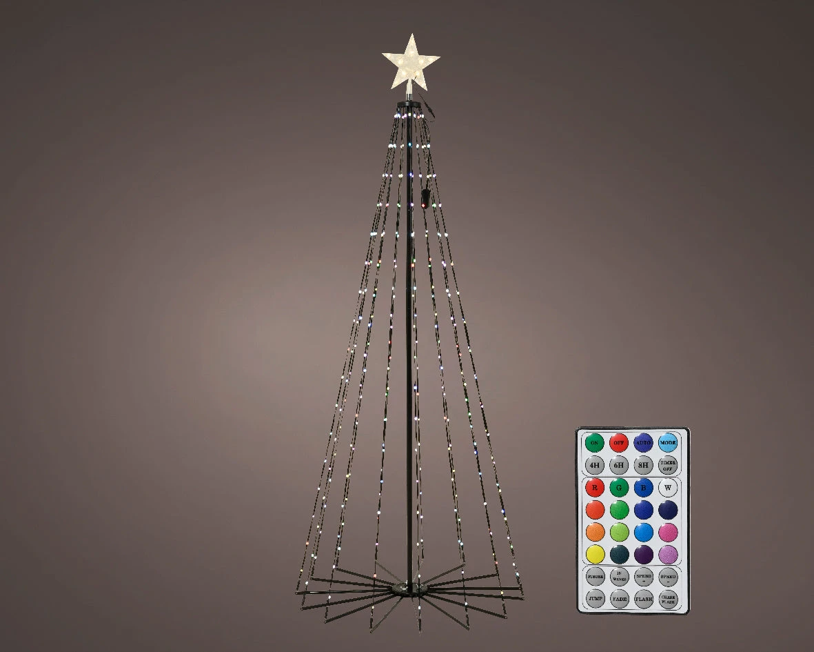 5 FT 3D Tree Warm White 250 LED Dancing Color Changing 1 5 FT 3D Tree Warm White 250 LED Dancing Color Changing