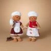 19.5" Holiday Gingerbread Set Of 2